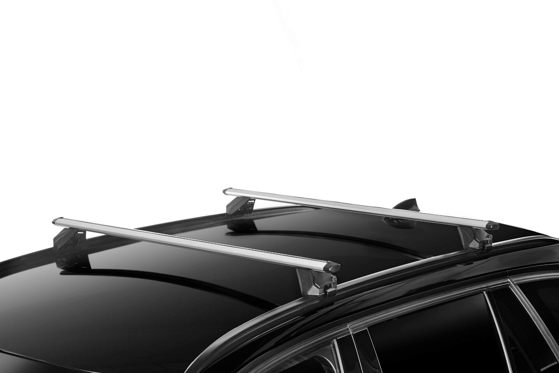 Noir Barres de Toit pour Peugeot 308 Sw 2014-2021 pour Égaliser Rail 6900
