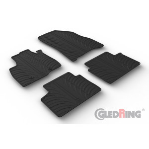 Tapis en caoutchouc pour Dacia Duster Tce 130 4X4 (manual, diesel & gasoline, MHEV)