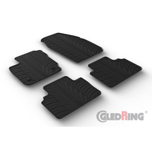 Tapis en caoutchouc pour Ford Tourneo Courier HB (passenger, manual)