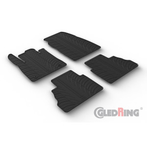 Tapis en caoutchouc pour Ford Tourneo Courier HB (passenger, manual)