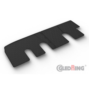 Tapis en caoutchouc 2ème rangée pour Renault Trafic / Fiat Talento / Opel Vivaro / Nissan EV300 (automatic/manual)