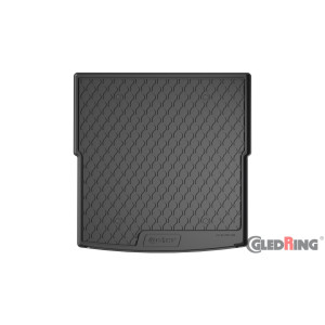 Tapis de coffre en caoutchouc pour Skoda Kodiaq (5 sieges/sol élevé variable)