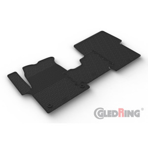 Tapis en caoutchouc pour Fiat Scudo 2022-> / Citroen Space Tourer / Opel Zafira Life / Peugeot Traveller / Toyota Proace Verso (automatic/manual) 