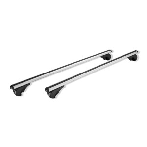 Barres de toit en aluminium pour Fiat Sedici 127cm