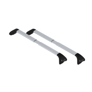 Barres de toit en aluminium pour Opel Zafira Tourer (black rails)