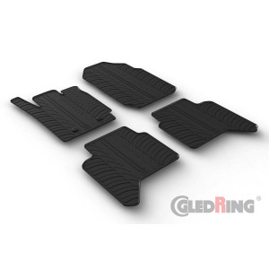 Tapis en caoutchouc pour Ford RANGER DOUBLE CABIN / RAPTOR (automatic / only diesel)