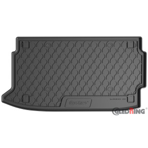 Tapis de coffre en caoutchouc pour Hyundai i20 (sol élevé variable)