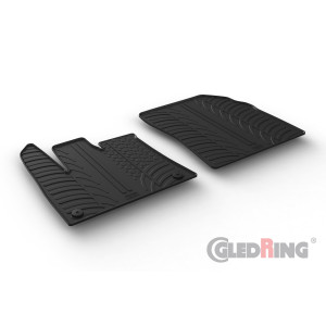 Tapis en caoutchouc pour Citroen Berlingo Cargo (round fixing)