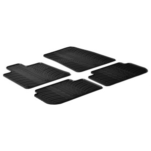 Tapis en caoutchouc pour Peugeot 407