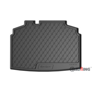 Tapis de coffre en caoutchouc pour Skoda Fabia IV (sol bas-sans variable)