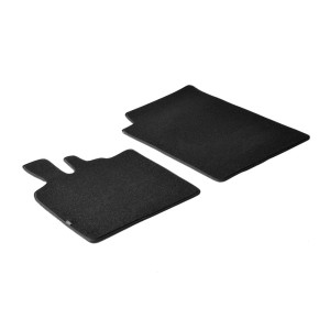 Tapis en textile pour Smart Fortwo