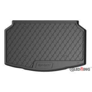 Tapis de coffre en caoutchouc pour Toyota Yaris HB (sol profond non variable)