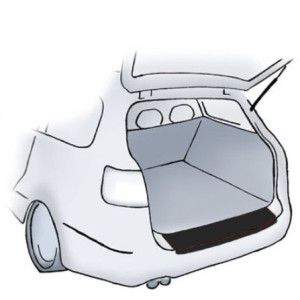 Film noir de protection des pare-chocs Toyota Corolla E12 Break